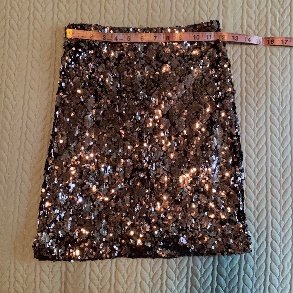 Purple Sequin Skirt